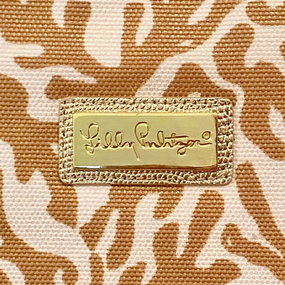 RARE NWOT Lilly Pulitzer Resort Tote Natural Treasure - Picture 11 of 14